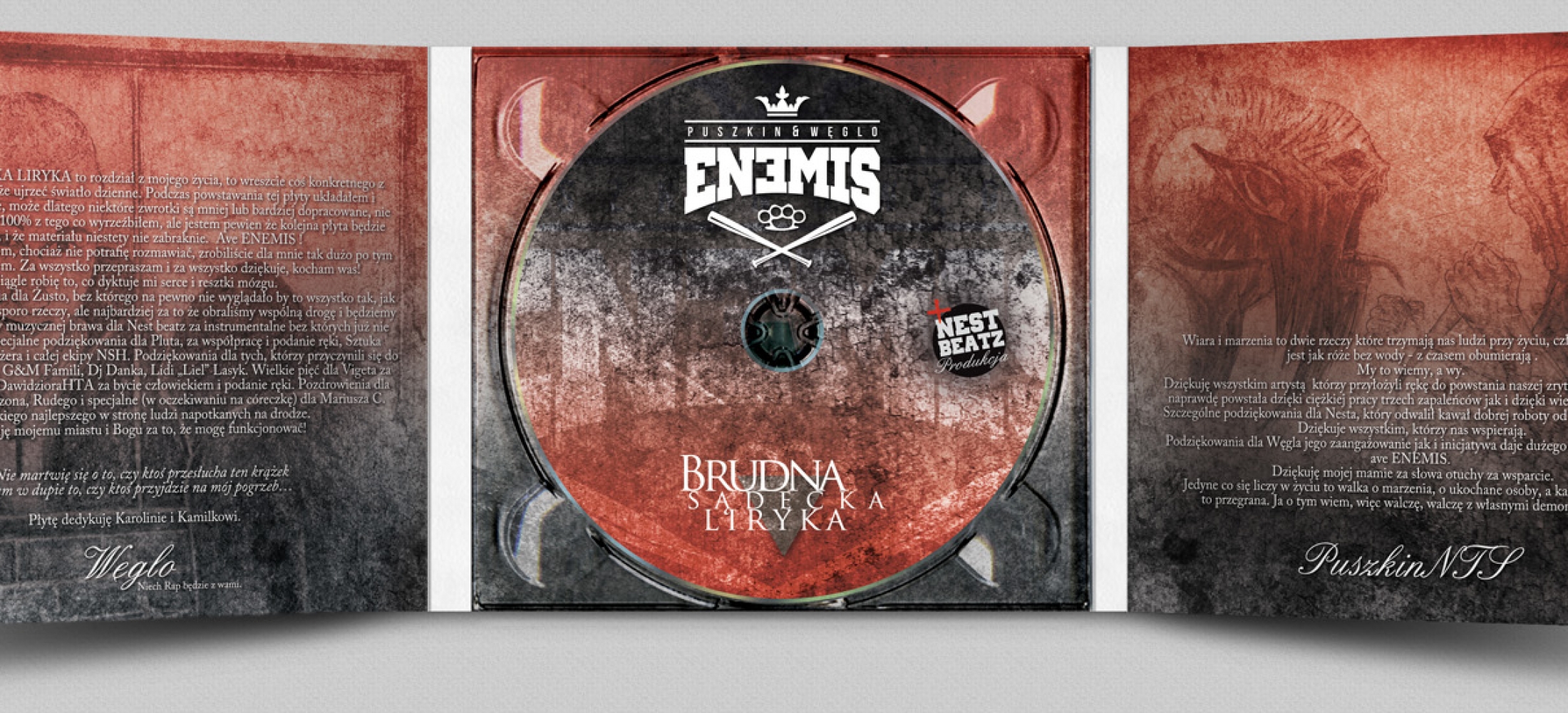 Enemis - oprawa digipack - Wolne Studio