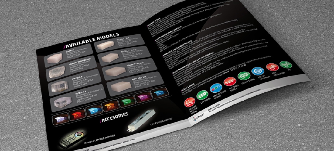 Led Produkt – folder reklamowy